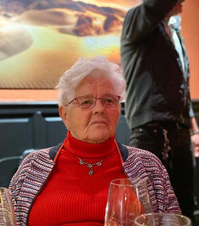 moeder Toos 90 jaar